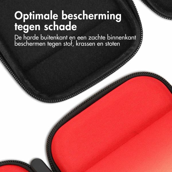 imoshion Nintendo Switch case - Hoes voor de Nintendo Switch / Switch OLED - Blauw / Rood