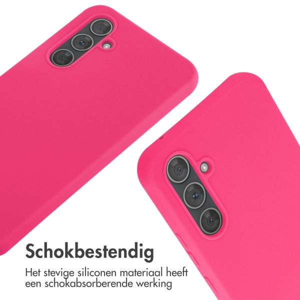 imoshion Siliconen hoesje met koord Samsung Galaxy A54 (5G) - Fluor Roze