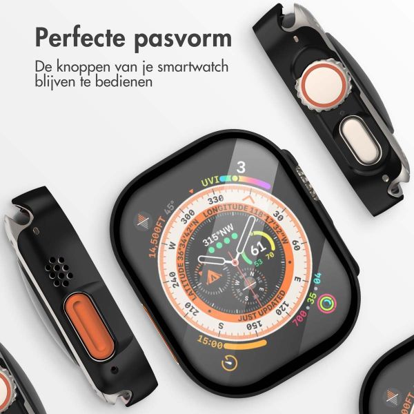 imoshion Full Cover Hardcase Apple Watch Ultra / Ultra 2 - 49 mm - Zwart