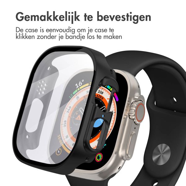 imoshion Full Cover Hardcase Apple Watch Ultra / Ultra 2 - 49 mm - Zwart