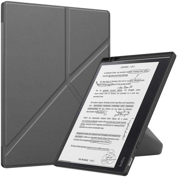 imoshion Vouwbare Bookcase Kobo Elipsa 2E - Grijs