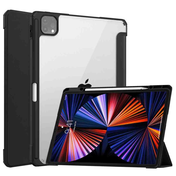 imoshion Trifold Hardcase Bookcase iPad Pro 12.9 (2018/2020/2021/2022) - Zwart