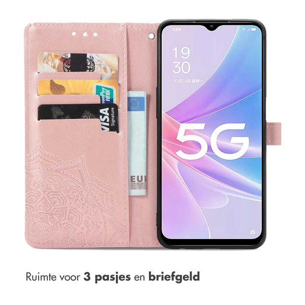 imoshion Mandala Bookcase Oppo A78 (4G) - Rosé Goud