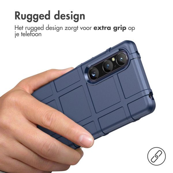 imoshion Rugged Shield Backcover Sony Xperia 1 V - Donkerblauw