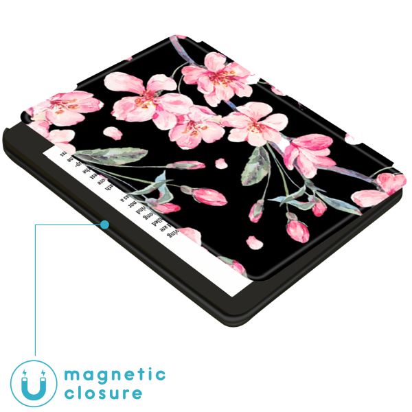 imoshion Design Slim Hard Case Sleepcover met stand Kobo Sage / Tolino Epos 3 - Blossom