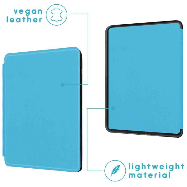 imoshion Slim Hard Case Sleepcover Amazon Kindle (2022) 11th gen - Lichtblauw