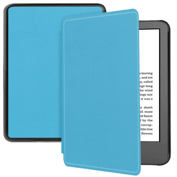 imoshion Slim Hard Case Sleepcover Amazon Kindle (2022) 11th gen - Lichtblauw