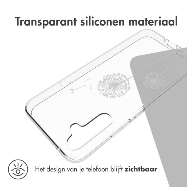 imoshion Design hoesje Samsung Galaxy A34 (5G) - Paardenbloem - Wit