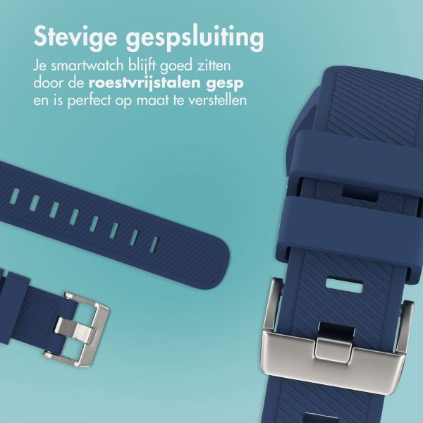 imoshion Flexibel Siliconen bandje - Universeel 20 mm aansluiting - Donkerblauw