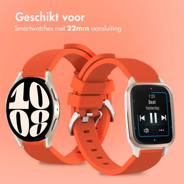 imoshion Flexibel Siliconen bandje - Universeel 22 mm aansluiting - Oranje