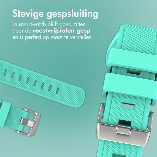 imoshion Flexibel Siliconen bandje - Universeel 22 mm aansluiting - Mintgroen