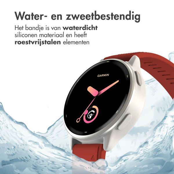 imoshion QuickFit® Siliconen bandje - 22 mm Garmin Watch aansluiting - Rood