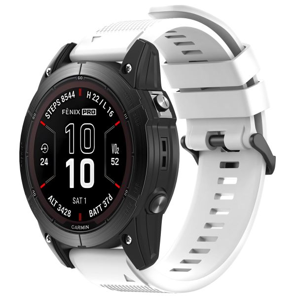 imoshion QuickFit® Siliconen bandje - 26 mm Garmin Watch aansluiting - Wit