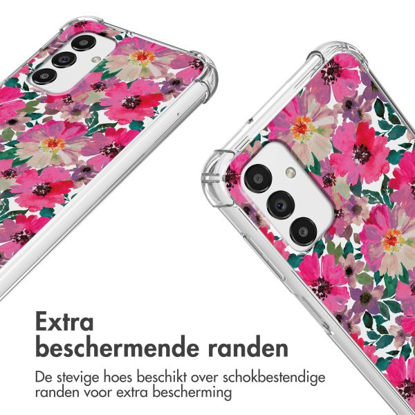 imoshion Design hoesje met koord Samsung Galaxy A13 (5G) - Flower Water