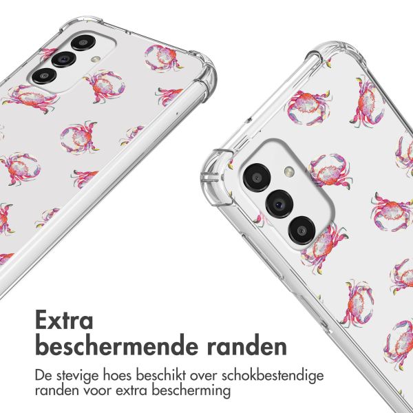 imoshion Design hoesje met koord Samsung Galaxy A13 (5G) - Crab Watercolor