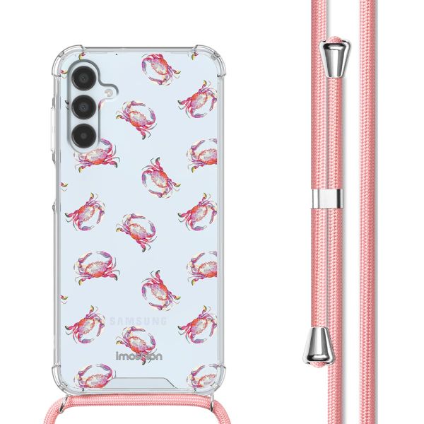 iMoshion Design hoesje met koord Samsung Galaxy A15 (5G/4G) - Crab Watercolor