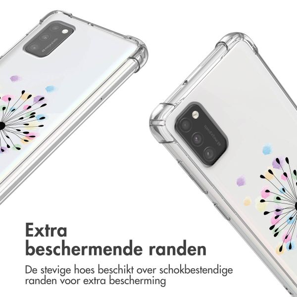 iMoshion Design hoesje met koord Samsung Galaxy A41 - Sandstone Dandelion