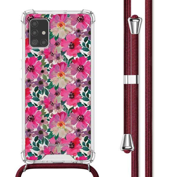 iMoshion Design hoesje met koord Samsung Galaxy A51 - Flower Water