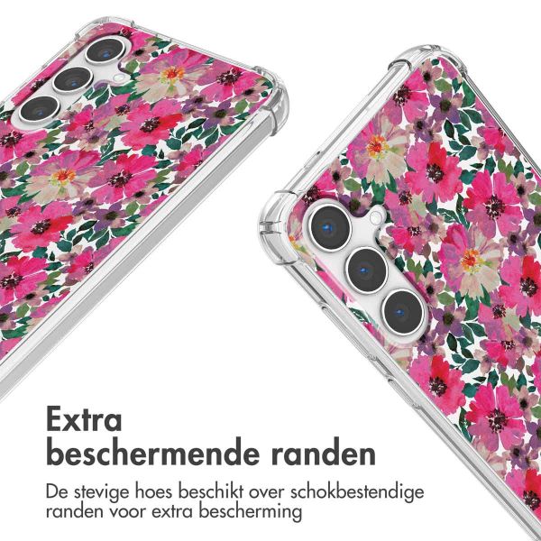 imoshion Design hoesje met koord Samsung Galaxy S24 - Flower Water