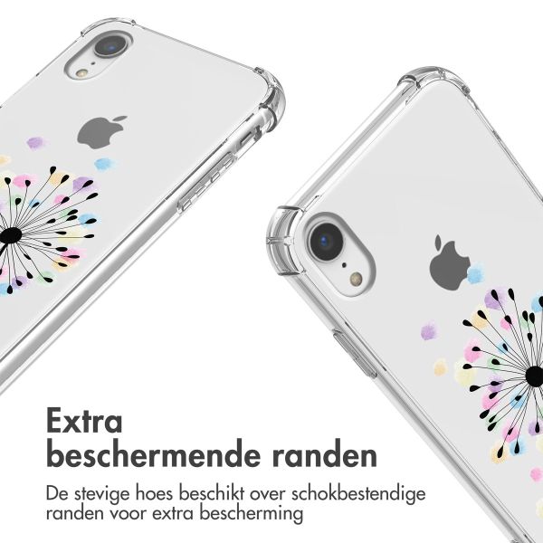 imoshion Design hoesje met koord iPhone Xr - Sandstone Dandelion