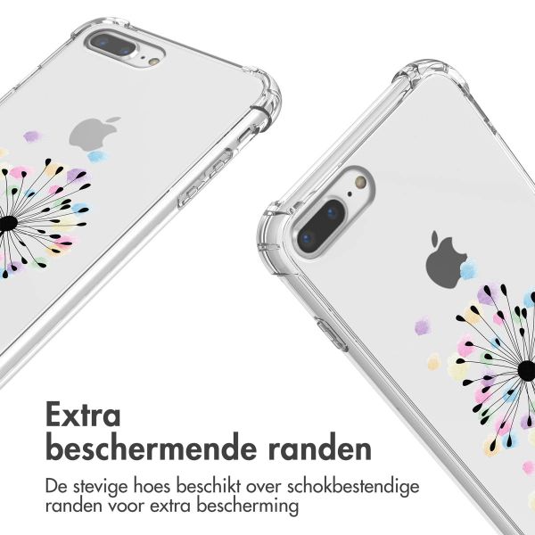 imoshion Design hoesje met koord iPhone 8 Plus / 7 Plus - Sandstone Dandelion