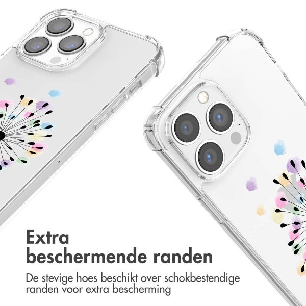 iMoshion Design hoesje met koord iPhone 13 Pro - Sandstone Dandelion