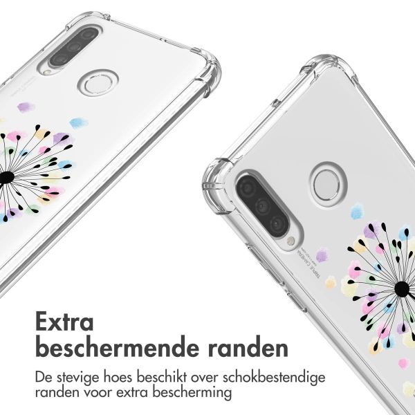 imoshion Design hoesje met koord Huawei P30 Lite - Sandstone Dandelion