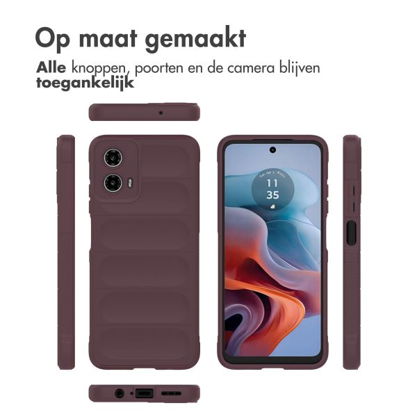 imoshion EasyGrip Backcover Motorola Moto G34 - Aubergine