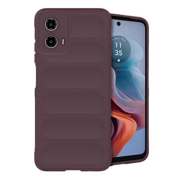 imoshion EasyGrip Backcover Motorola Moto G34 - Aubergine