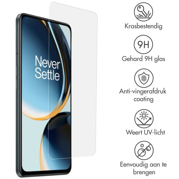 Accezz Gehard Glas Screenprotector OnePlus Nord N30 SE - Transparant