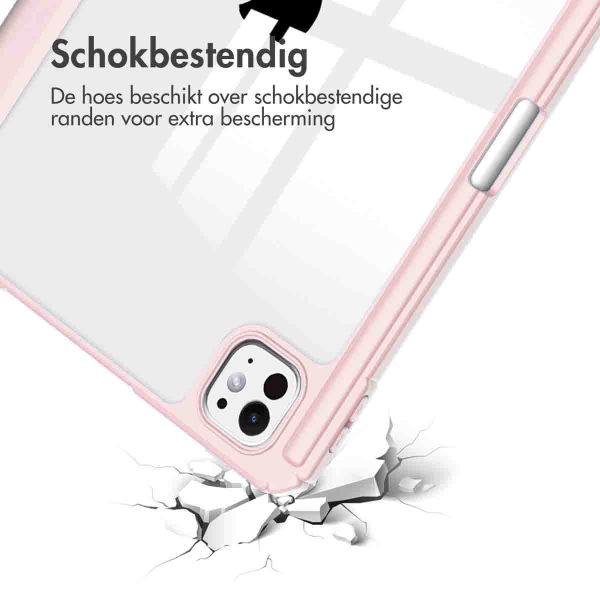 iMoshion Trifold Hardcase Bookcase iPad Pro 13 (2024) M4 - Roze