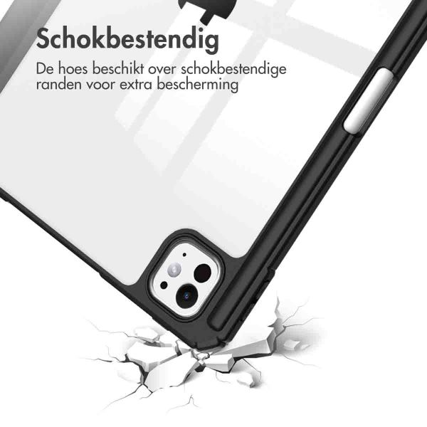 iMoshion Trifold Hardcase Bookcase iPad Pro 11 (2024) M4 - Zwart