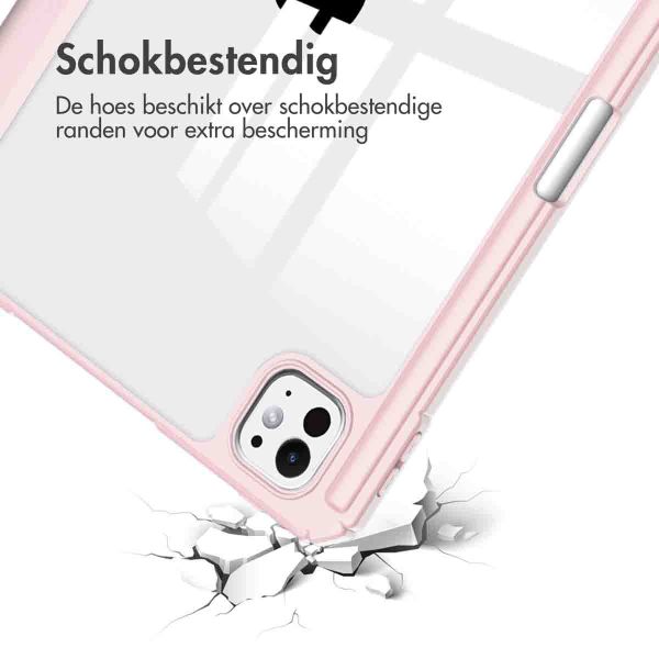 iMoshion Trifold Hardcase Bookcase iPad Pro 11 (2024) M4 - Roze