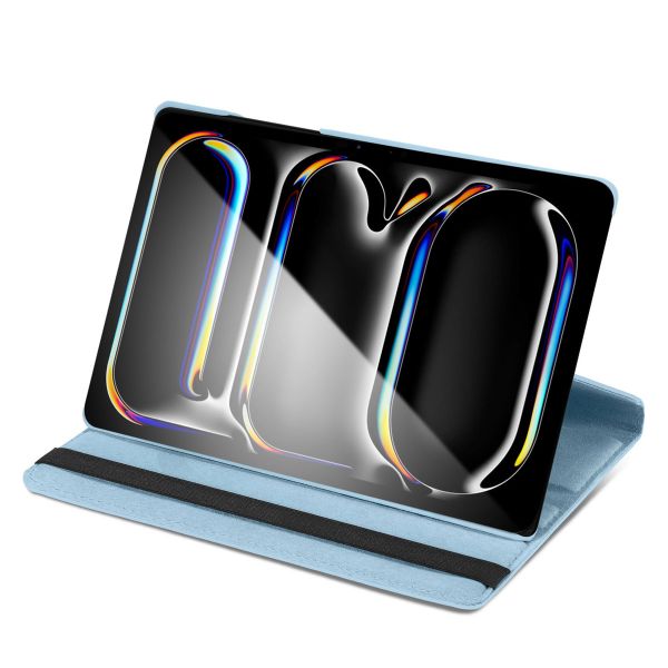 iMoshion 360° draaibare Bookcase iPad Pro 11 (2024) M4 - Lichtblauw