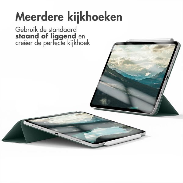 iMoshion Magnetic Bookcase iPad Pro 11 (2024) M4 - Donkergroen