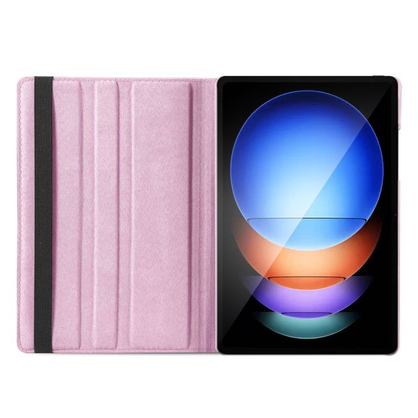 iMoshion 360° draaibare Bookcase Xiaomi Pad 6S Pro 12.4 - Roze
