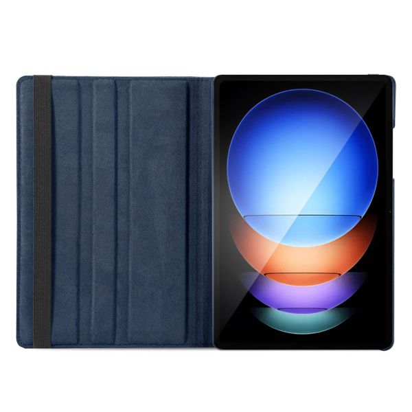 iMoshion 360° draaibare Bookcase Xiaomi Pad 6S Pro 12.4 - Donkerblauw