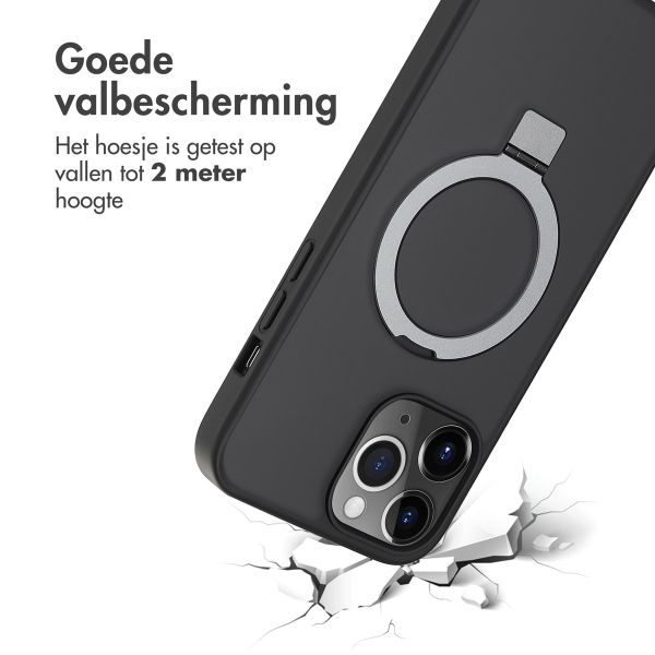 Accezz Ring Stand Backcover met MagSafe iPhone 13 Pro Max - Zwart