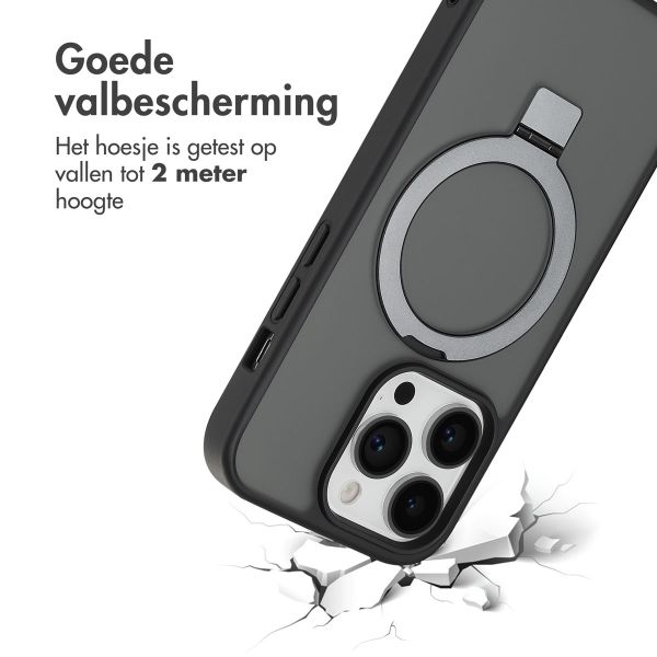 Accezz Ring Stand Backcover met MagSafe iPhone 14 Pro - Zwart