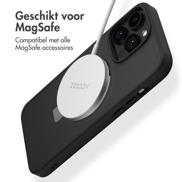 Accezz Ring Stand Backcover met MagSafe iPhone 14 Pro Max - Zwart