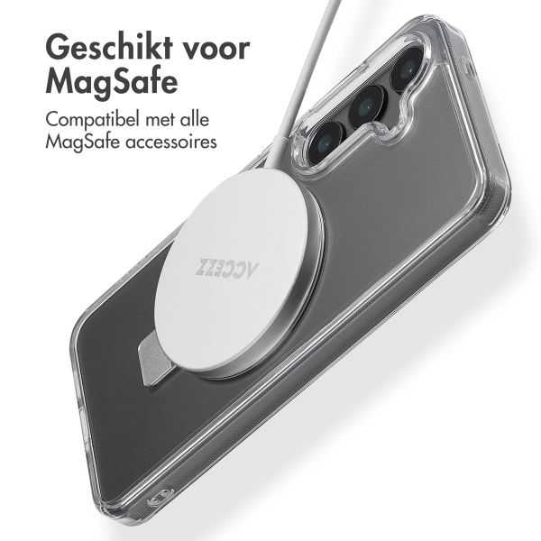 Accezz Ring Stand Backcover met MagSafe Samsung Galaxy S24 - Transparant