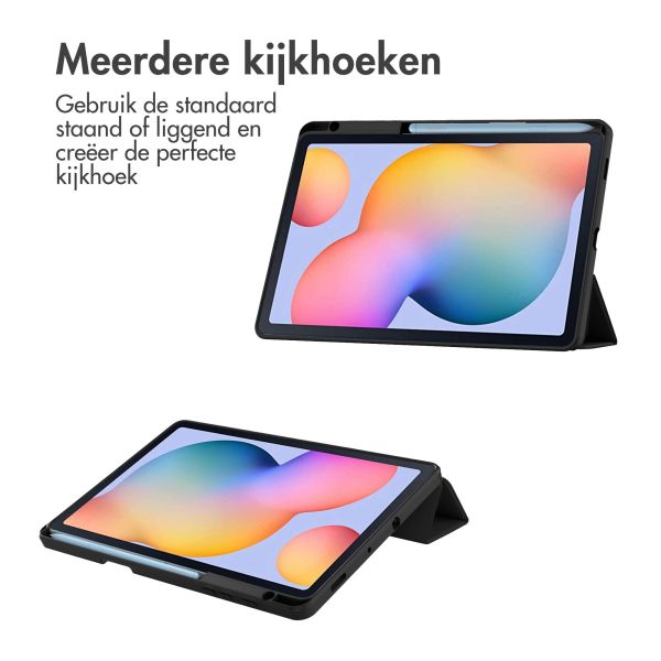 iMoshion Trifold Hardcase Bookcase Samsung Galaxy Tab S6 Lite (2020-2024) - Zwart