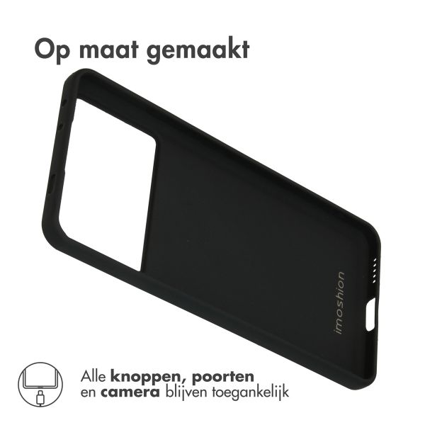 imoshion Color Backcover Xiaomi Poco X6 Pro - Zwart