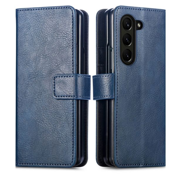 iMoshion Luxe Bookcase Samsung Galaxy Z Fold 6 - Donkerblauw