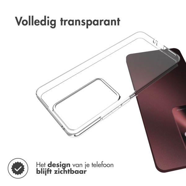 Accezz Clear Backcover Oppo Reno 11 F - Transparant