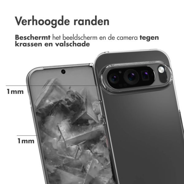 Accezz Clear Backcover Google Pixel 9 Pro XL - Transparant