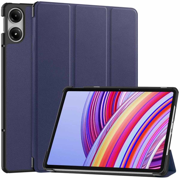 imoshion Trifold Bookcase Xiaomi Redmi Pad Pro / POCO Pad - Donkerblauw