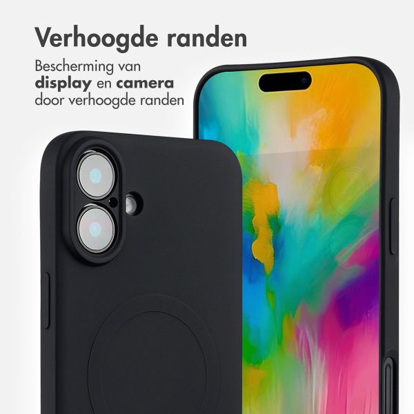 imoshion Color Backcover met MagSafe iPhone 16 - Zwart