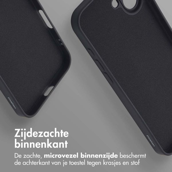 imoshion Color Backcover met MagSafe iPhone 16 - Zwart