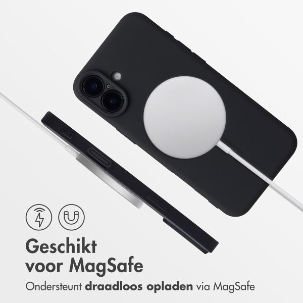 imoshion Color Backcover met MagSafe iPhone 16 - Zwart